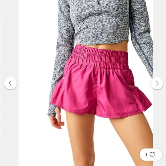 NWOT Free People Movement Get Your Flirt On Shorts - Picture 1 of 7